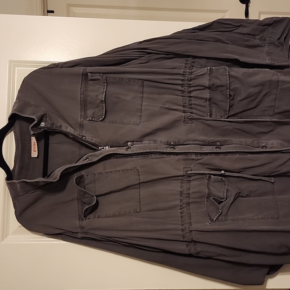 EVRI Gray Women's Utility Jacket 4XL - Picture 1 of 7